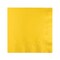5" Bulk Pack of 50 School Bus Yellow Paper Beverage Napkins